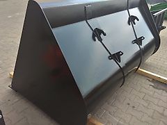Schaufel für Teleskoplader – 1,80 m / 2,00 m / 2,20 m / 2,40 m – ideal für Getreide und loses Material