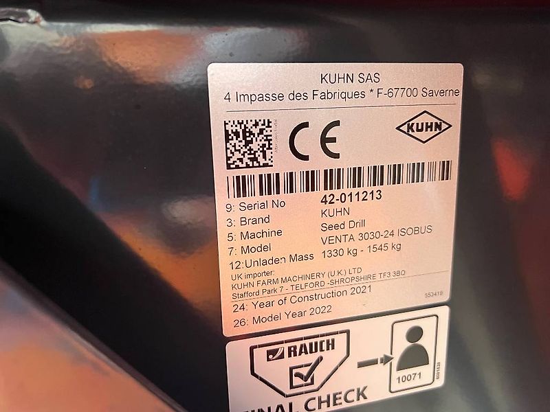 Kuhn Venta 3030-24