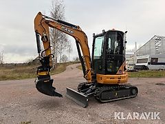 Grävmaskin Case CX35B med redskap