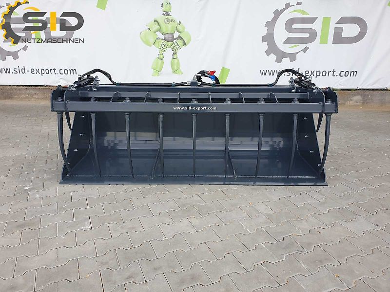 SID Krokodilschaufel - geschmiedete Zinken M 1,8 m / Grab bucket forged tines M