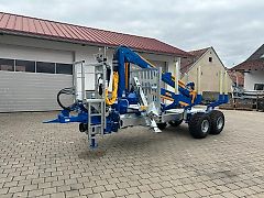 Binderberger RW 8 alpin BK 4- 7500 Rückewagen Rückeanhänger Kran