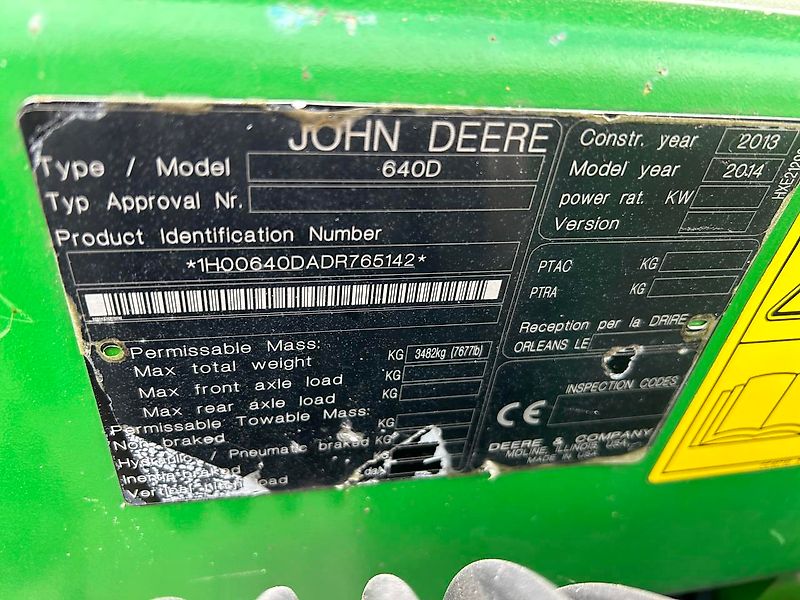 John Deere 640D