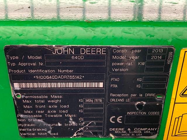 John Deere 640D