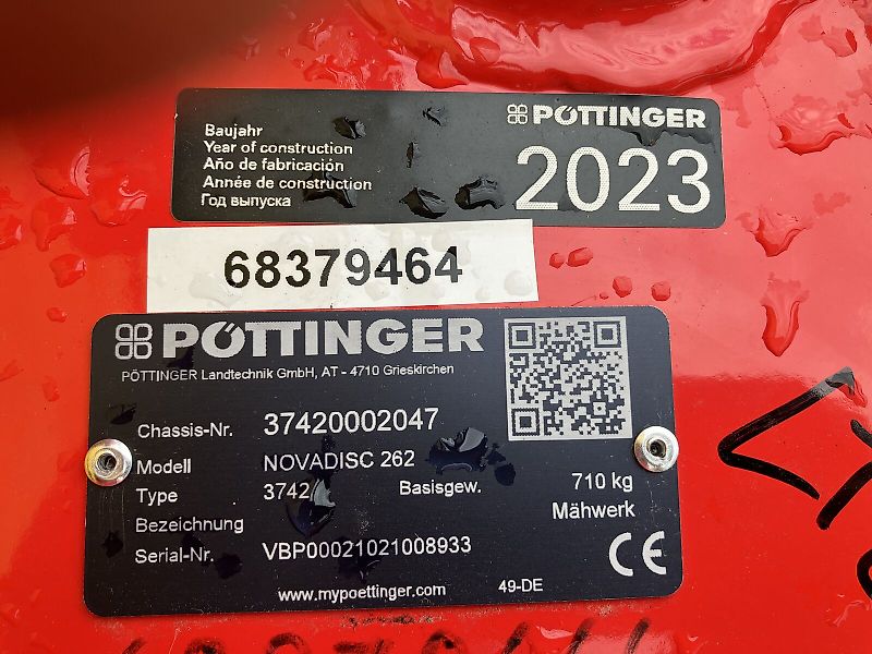 Pöttinger Nova Disc 262