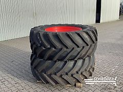 Fendt 2X 650/65 R42 KOMPLETTRÄDER TRELLEBORG