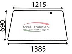 Fendt Heckscheibe 186813051200, 178810050410