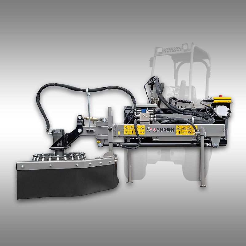 Jansen Wildkrautbürste Jansen WKB-70, Wildkrautbesen, Unkrautbürste, hydraulisch