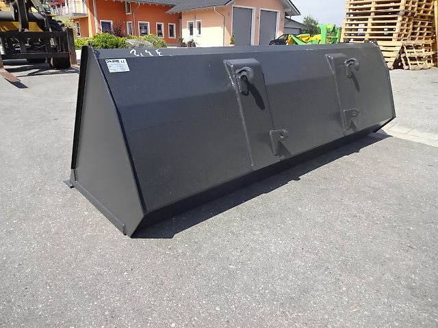 H LM Euro- Frontladerschaufel 2,4 Meter- Größe S NEUE- 2,40 Meter Frontladerschaufel- Universal- Hardoxschürflleiste- Größe S