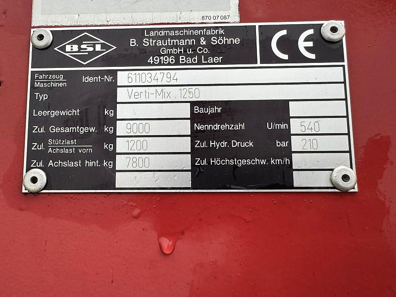 Strautmann Verti - Mix 1250