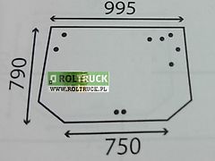 Fendt Heckscheibe 816810050010