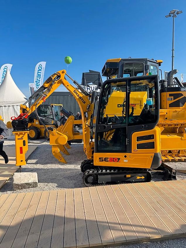 Shantui SE20 Minibagger inkl. Schnellwechsler