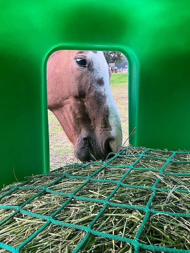Cosnet RPE KA Futterraufe aus Kunststoff für 1,25 Meter Rundballen