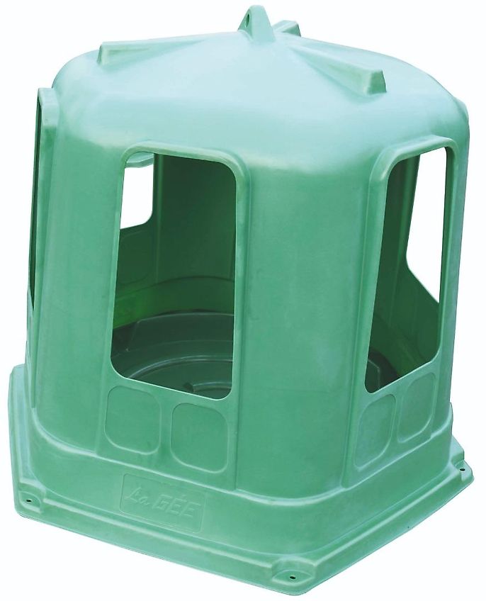 Cosnet RPE KA Futterraufe aus Kunststoff für 1,25 Meter Rundballen