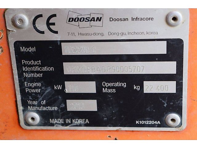 Doosan DX225LC