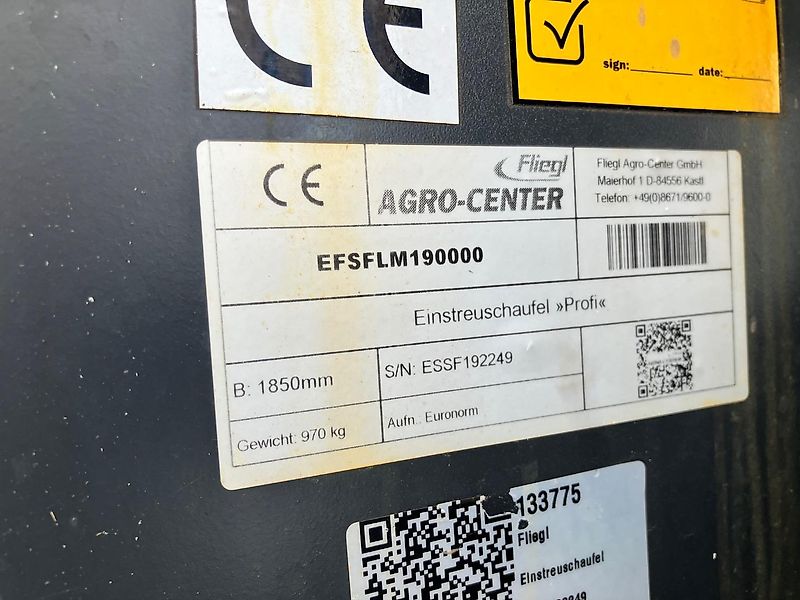 Fliegl Einsteuschauffel Profi