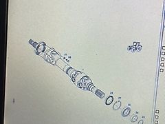 Fendt 930 , 933 , 936 , 939 Półoś (Części zamienne)