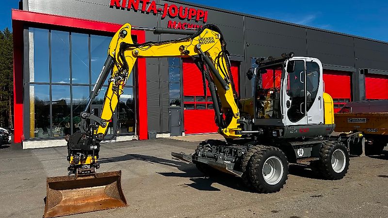 Wacker Neuson EW 100 / kärryt, pyörittäjä, hyvät varusteet!