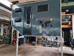 Wohnkabine Wohnaufbau für Unimog 405 U400 400 500 300 290 Expeditionfahrzeug Wohnmobil Wohnwagen Kofferaufbau