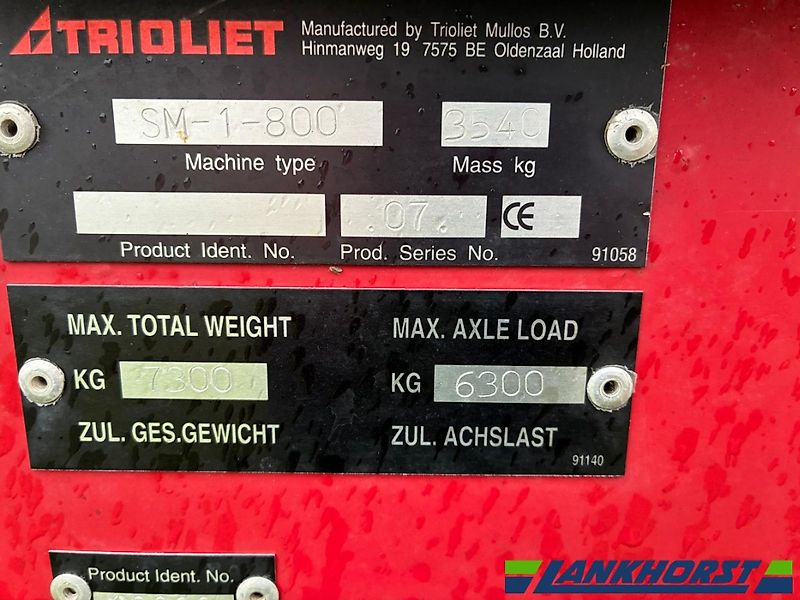 Trioliet SM-1-800