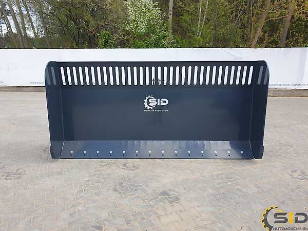 SID Mais-Flachschieber Schiebeschild Siloschield/Hydraulically foldable maize shield