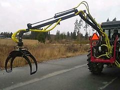 Forstkran Rückekran Kran mit Rotator für Dreipunkt 3,8m 300Kg NEU