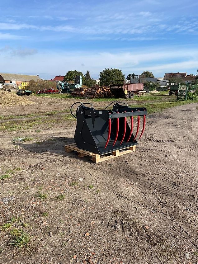 1986 Silageschaufel Greifschaufel Krokodilschaufel 1,20m - Weidemann Crocodil bucket