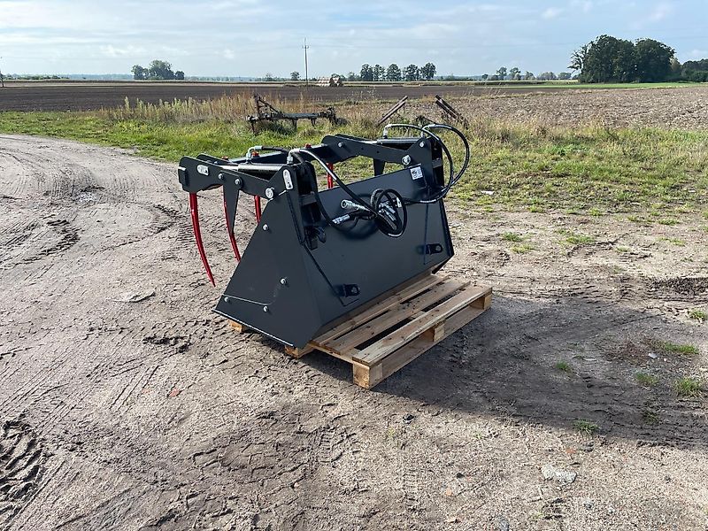 1986 Silageschaufel Greifschaufel Krokodilschaufel 1,20m - Weidemann Crocodil bucket