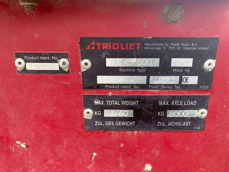 Trioliet TRIOMIX S800