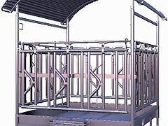 MC-AGRI Futterraufe für Rinder verzinkt mit 12 Stellen M3/12