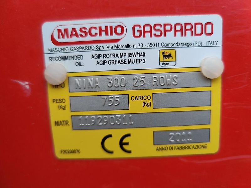 Gaspardo NINA 300 25 Rows