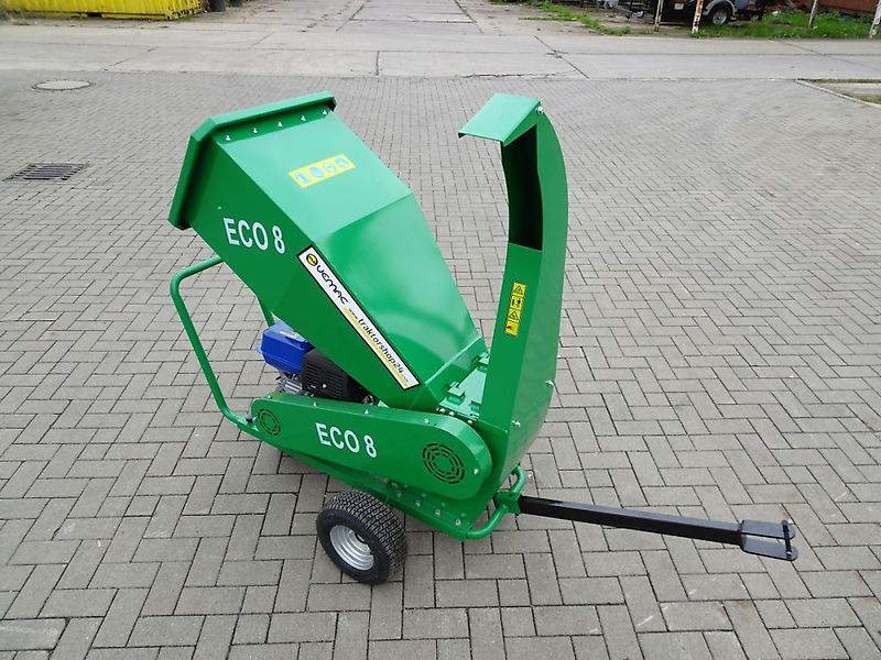 VEMAC Geo Eco8 Holzhäcksler Häcksler Schredder 15PS Benzin Motor Neu