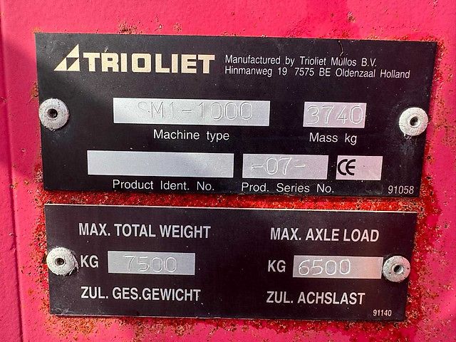 Trioliet SM1-1000