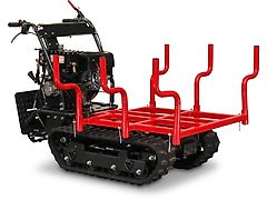 SCHORR Holzrungendumper RR500DHKAHR mit Kipphydraulik und Mitfahrerplattform