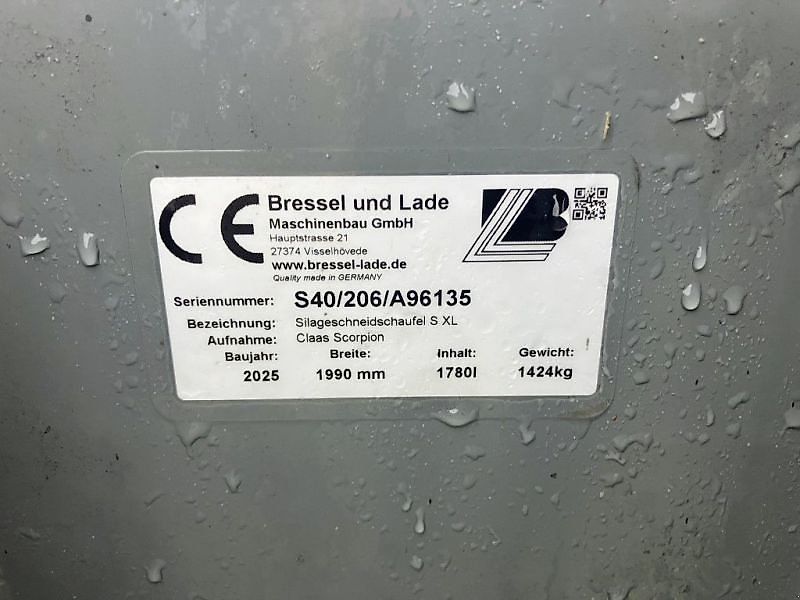 Bressel &amp; Lade SILAGESCHNEIDSCHAUFEL S XL