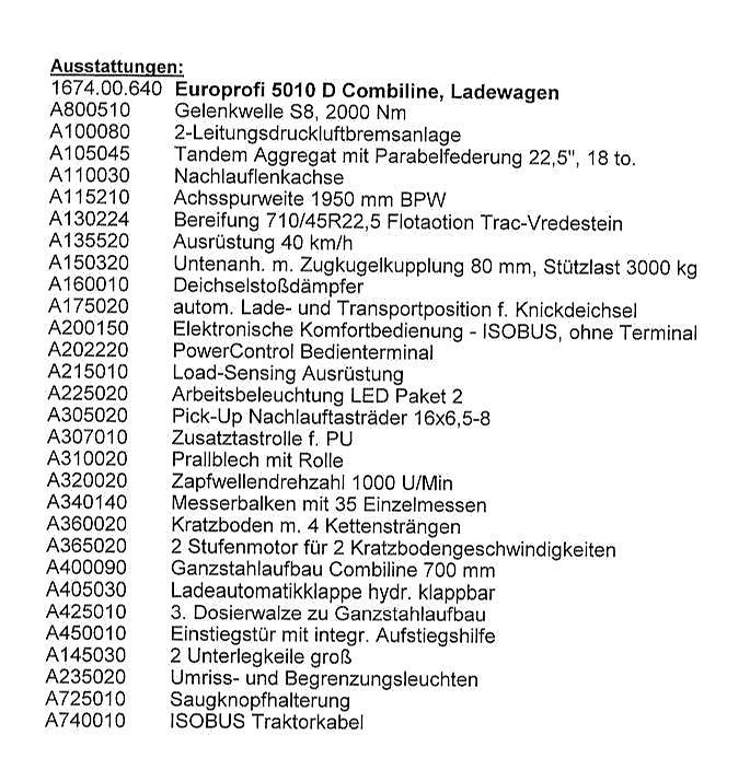 Pöttinger Europrofi 5010D Combiline