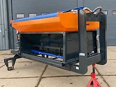 Neuwertiger Schmidt Stratos S30-27 VEP-490 Salzstreuer für Hakenlift Abrollcontainer Streuautomat Winterdienst Streusilo für LKW
