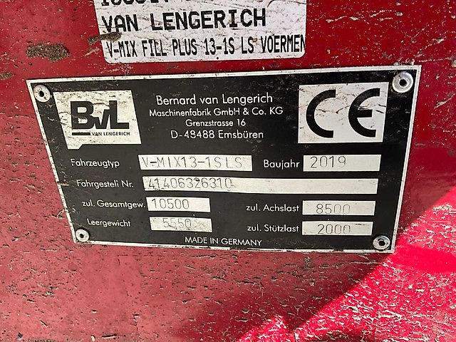 BvL Bvl-van lengerich V-MIX FILL PLUS 13-1S