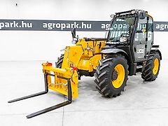 JCB 535-95 telehandler, Joystick, Powershift, air con, Q-FIT with pallet forks