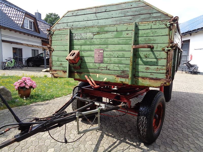 Welger DK 120-2 Typ 3Seitenkipper mit Zusätzliche Bordwände und Dreiecke für Planengestell