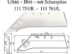 Unia Pflugschar - mit Scharspitze