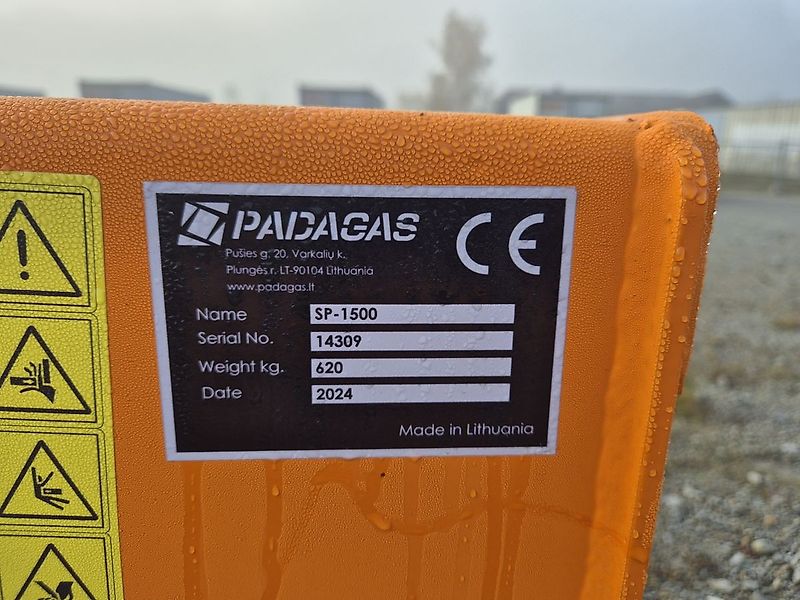 PADAGAS SP 1500 Selbstladestreuer Radlader Schmi