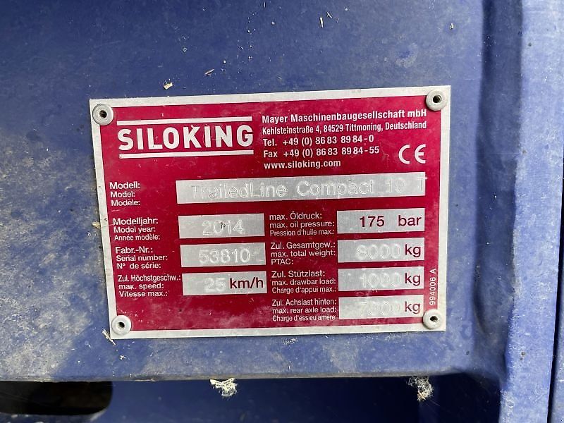 Siloking TRAILEDLINE COMPACT 10 T