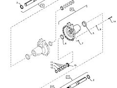 New Holland T6090 Oś 118654A3 (Części zamienne)