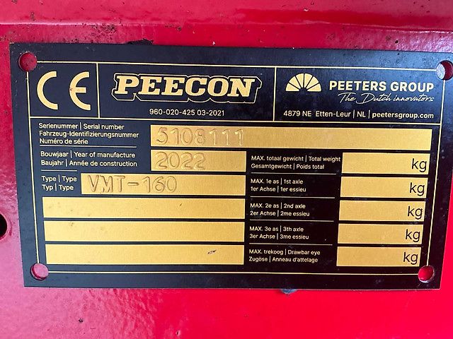 Peecon Biga Topliner 16m3 VMT-160