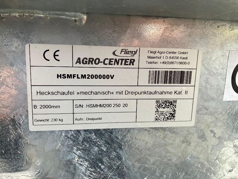 Fliegl HSMFLM200000V HECKSCHAUFEL