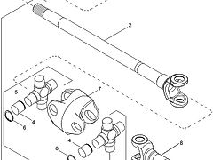 New Holland T6090 T6070 Jarzmo 87674581 (Części zamienne)