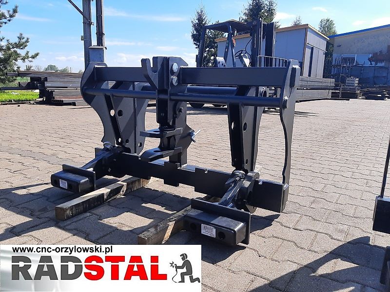 RADSTAL Adapter Manitou / JCB / Volvo Schnellverbinder Dreipunkt