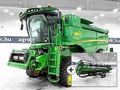 John Deere S690i combine, with tracks, AT ready, Harvest Monitor, central greasing