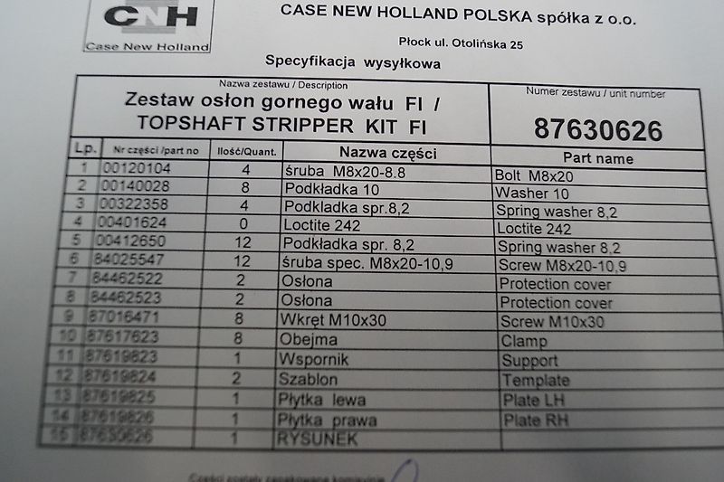 New Holland CR9080 (Spare part/Reservedel/Ersatzteil)