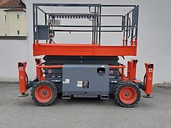 Skyjack Arbeitsbühne / Hubsteiger / Geländescherenbühne
